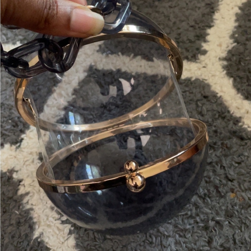 Cute clear ball purse